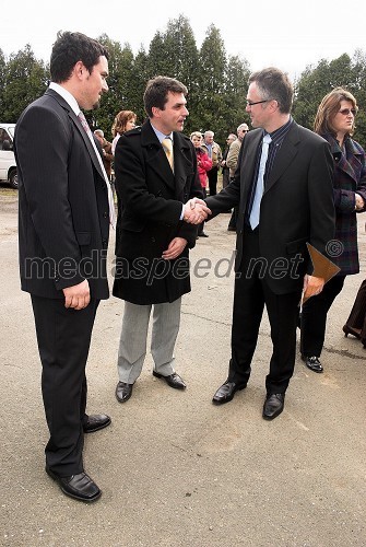 Marko Štajner, vodja penziona Mavrica, Andrej Vršič, Turistično informacijski center Ljutomer in Jožef Krnc, direktor zavoda Marianum