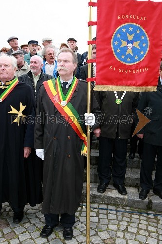 Jože Grobler, član Evropskega reda vitezov vina