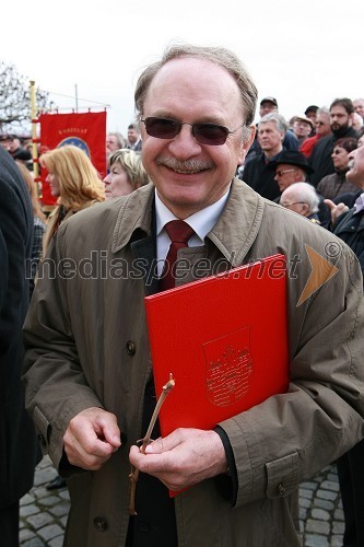 Janko S. Stušek, župan Radovljice