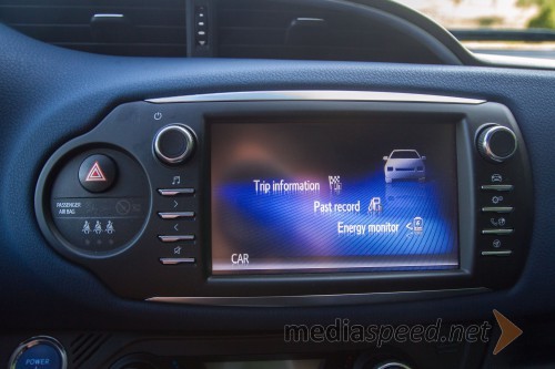 Toyota Yaris 1.5 HSD e-CVT BiTone Blue, pregledna grafika