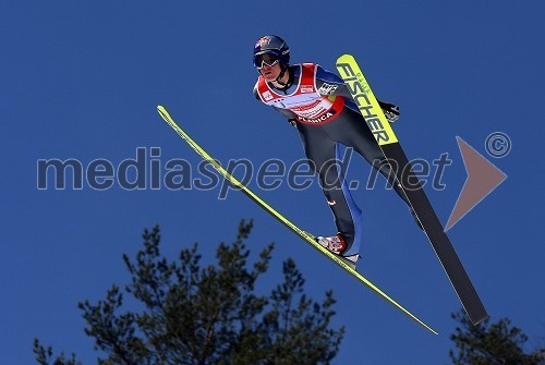 Thomas Morgenstern, avstrijski smučarski skakalec in zmagovalec svetovnega pokala 2008