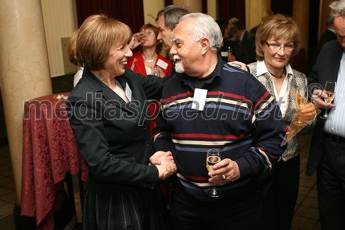 Vika Potočnik, nekdanja ljubljanska županja in Samir Amarin, častni konzul Jordanije