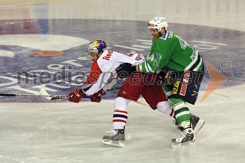 Druga tekma finala Lige Ebel med HDD ZM Olimpijo in Red Bulls Salzburg