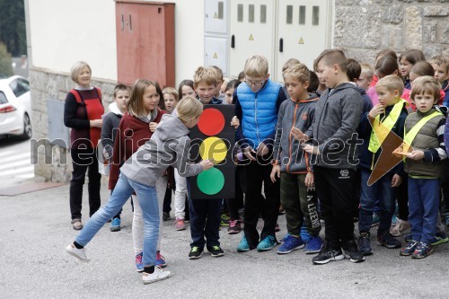 Odprtje prikazovalnika hitrosti v Občini Gorenja vas - Poljane