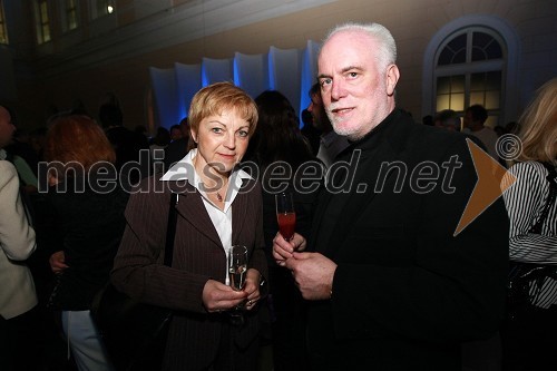 Vojka Ravbar, izvršna direktorica SKB Banke in Marko Gorjanc, namestnik ravnatelja SNG Opera in balet Ljubljana