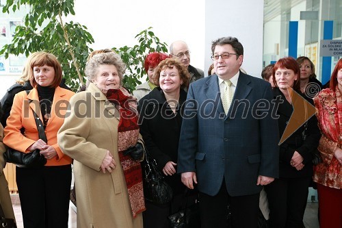 Zora Tomič, predsednica UNICEF Slovenija in dr. Martin Bigec