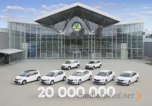 Škoda Auto slavi nov mejnik: izdelan 20-milijonti avto