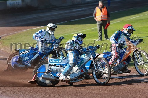 Matej Žagar (AMTK Ljubljana), Jurica Pavlic (SK Unia Goričan), Izak Šantej (AMD Krško)