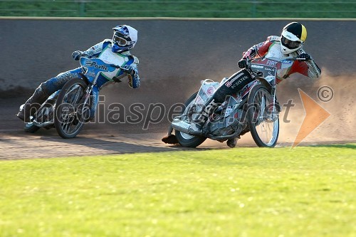 Jurica Pavlic (SK Unia Goričan) in Jernej Kolenko (AMTK Ljubljana)