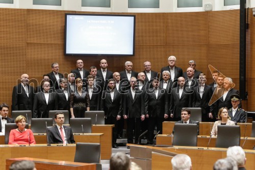 Predsednik RS, Borut Pahor, prisega pred Državnim zborom