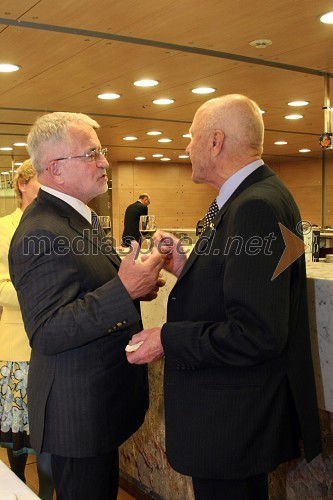 Peter Čeferin, odvetnik in Božo Dimnik, lobist