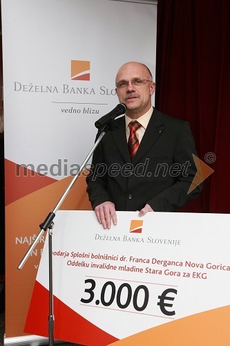 Silvan Saksida, dr. med., v. d. direktorja bolnišnice dr. Franca Derganca Nova Gorica