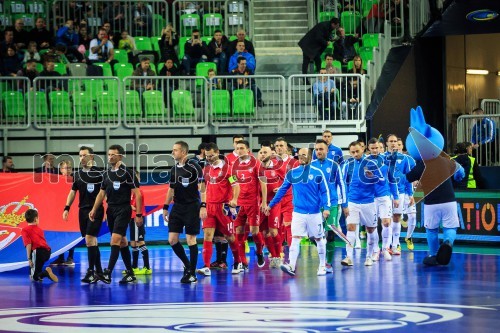 Futsal EURO 2018, Slovenija - Srbija