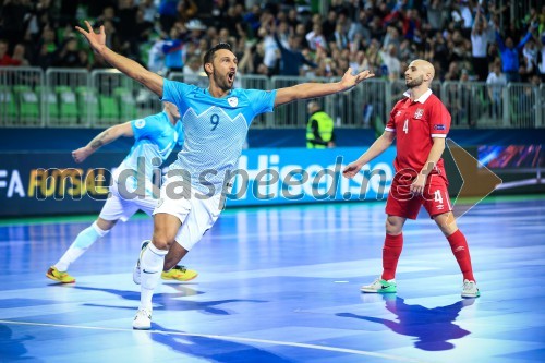 Futsal EURO 2018, Slovenija - Srbija