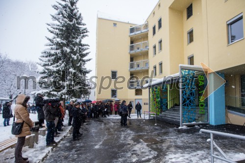 Odprtje prenovljenega študentskega doma 7