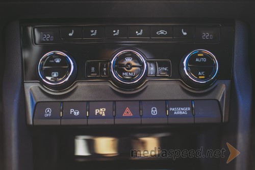 Škoda Kodiaq 2.0 TDI Greentech 190 KM 4x4 Style, uravnavanje klimatske naprave