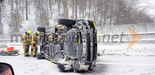 Prometna nesreča reševalnega vozila