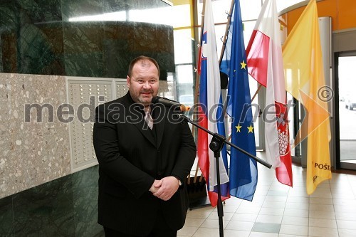 Aleš Hauc, generalni direktor Pošte Slovenije