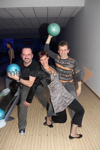 Toni Cetinski, hrvaški pevec, Saša Ljubič, Bowling center Strike in ...