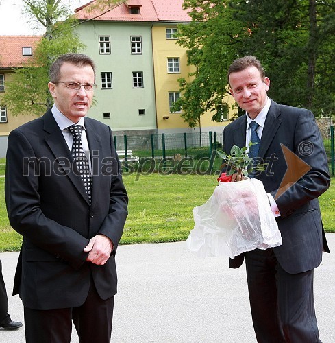 Matjaž Martinčič, direktor Sektorja investicij Petrol d.d. in Bojan Šrot, župan občine Celje