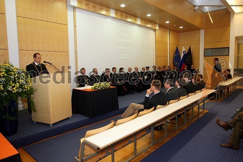 Prof. dr. Rajko Knez, dekan Pravne fakultete UM in dr. Aleš Kobal