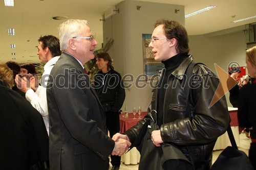 Kristijan Ukmar, ravnatelj SNG Opera in Balet Ljubljana in Aleksej Afanasijev