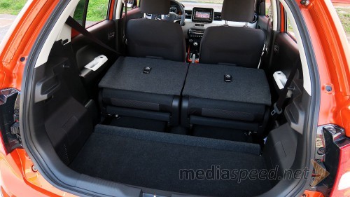 Suzuki Ignis 1.2 VVT 4WD Elegance, s podiranjem sedežev dobimo kar velik prtljažnik
