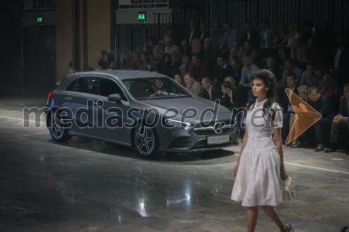 Slovenska predstavitev Mercedes Razred A in modna revija XYZ