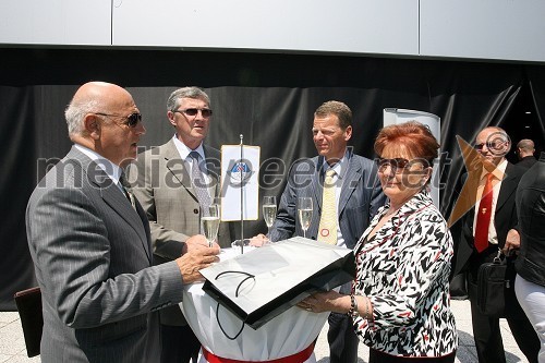 Janez Kocijančič, predsednik Olimpijskega komiteja Slovenije, Leo Kremžar, podpredsednik Olimpijskega komiteja Slovenije, ... in Tjaša Andree Prosenc, odvetnica in članica Izvršnega odbora Olimpijskega komiteja Slovenije