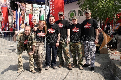 Zoran Janković, župan Ljubljane in skupina Rock Partyzani