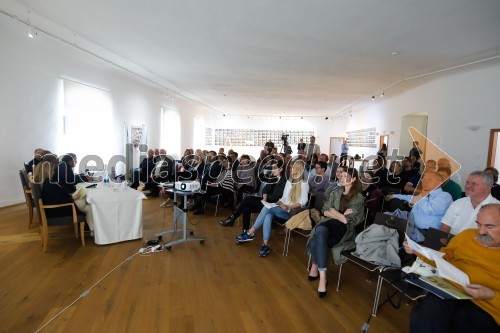 Novinarska konferenca na gradu Rajhenburg