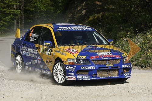 Posadka Gassner/Thannhäuser, Nemčija (Mitsubishi Lancer Evo IX)