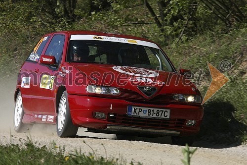 Posadka  Petrič/Kodermac, Slovenija (Alfa Romeo 145)