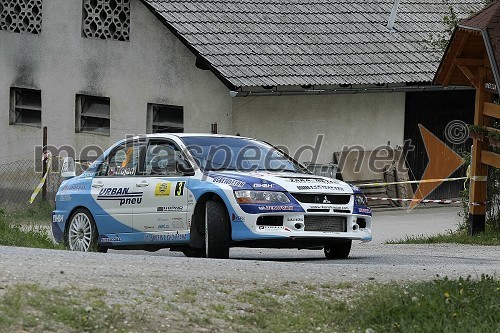 Posadka Trojan/Rihak, Češka (Mitsubishi Lancer Evo IX)