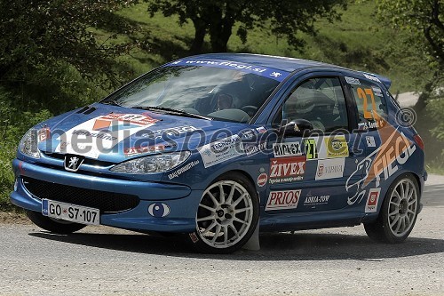 Posadka Komel/Širok, Slovenija (Peugeot 206 RC)