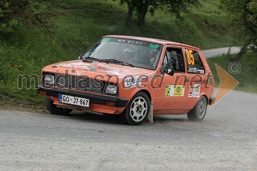 Posadka Jereb/Štirn, Slovenija (Zastava Yugo)