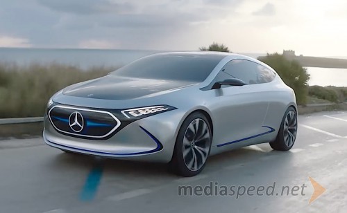 Mercedes-Benz je objavil video svojega popolnoma električnega EQA
