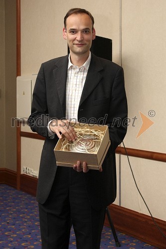 Aleksander Salkič, vodja službe za odnose z javnostmi Petrol d.d. in prejemnik nagrade Golden Loaf