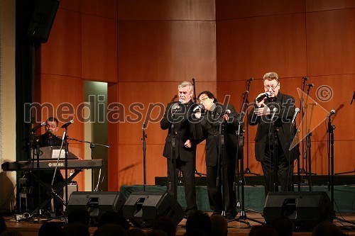 Tomaž Kozlevčar, Dare Hering, Oto Pestner in Marijan Petan, New Swing Quartet