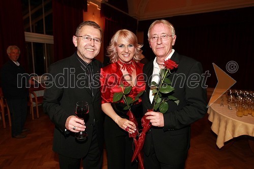 Tomaž Kozlevčar, New Swing Quartet, Alenka Godec, pevka in Oliver Dragojevič, hrvaški pevec