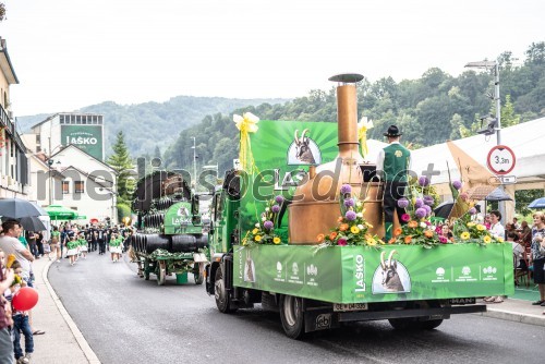 Pivo in cvetje Laško 2018