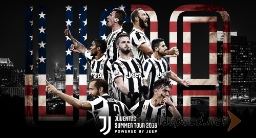 Juventusova poletna turneja pod pokroviteljstvom znamke Jeep
