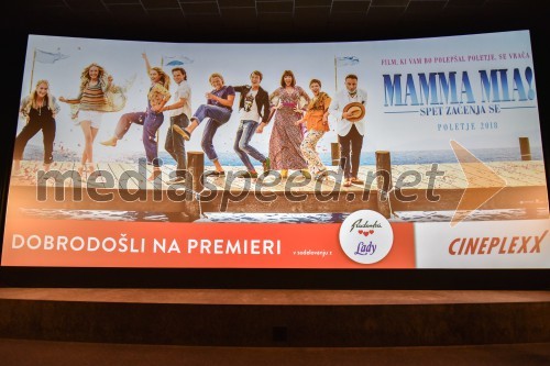 Film poletja Mamma Mia!,  premiera v Cineplexx kinih
