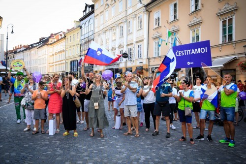 Sprejem mladih evropskih prvakov v rokometu 2018