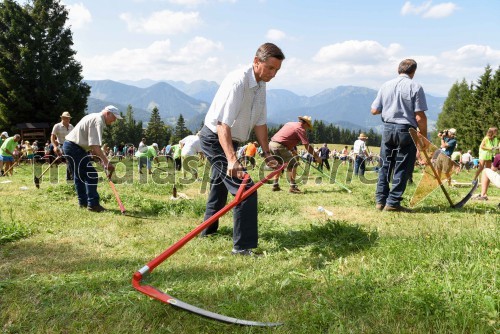 Borut Pahor kosil travo za rekord