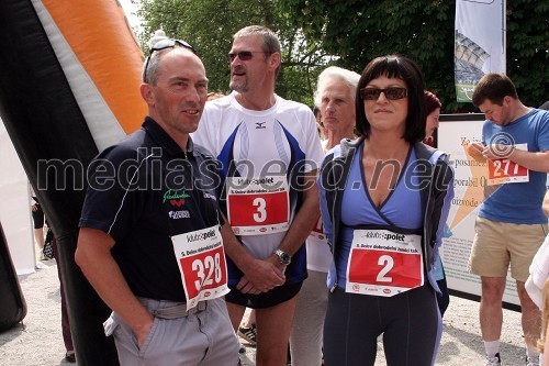 Gorazd Penko, nekdanji kolesar in selektor, ... in Andrijana Starina Kosem, nadzornica Dela