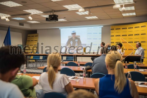 Novinarska konferenca pred dirko za veliko nagrado Slovenije - Speedway Grand Prix Krško
