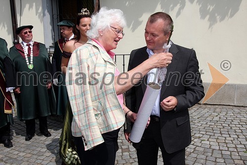 Mariann Fischer Boel, Evropska komisarska za kmetijstvo in razvoj podeželja in Franc Kangler, župan Maribora