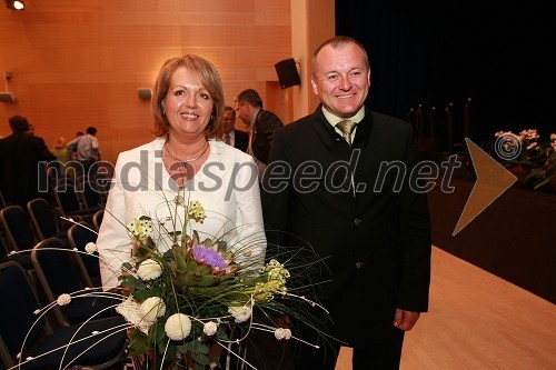 Alenka Iskra, predsednica uprave Term Maribor d.d. in Franc Kangler, župan Maribora