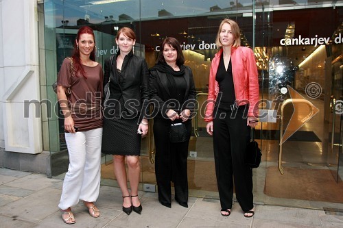 Tamara Dimitrijević, Sanja Kejžar, Alenka Banovec in Ana Ivančič